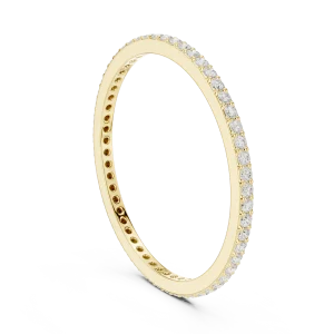 Infinite Scintillation Round Brilliant Pavé Eternity Band - Image 3