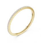 Infinite Scintillation Round Brilliant Pavé Eternity Band