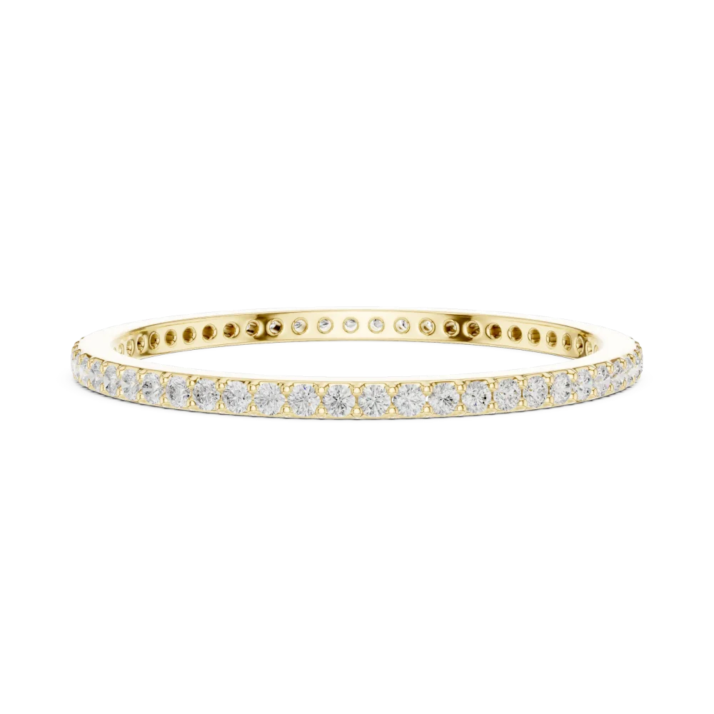 Infinite Scintillation Round Brilliant Pavé Eternity Band - Image 4