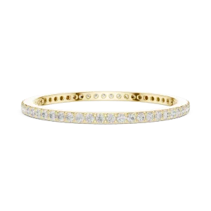 Infinite Scintillation Round Brilliant Pavé Eternity Band - Image 4