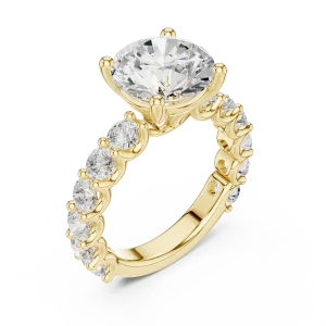 Ethereal Luminary Round Brilliant Solitaire Engagement Ring