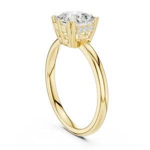 Radiant Essence Hidden Halo Solitaire Ring - Image 3