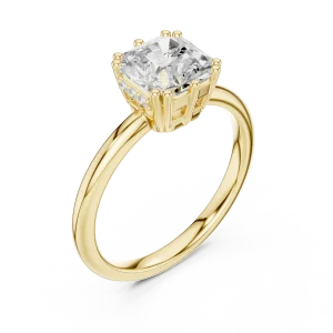 Radiant Essence Hidden Halo Solitaire Ring