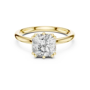 Radiant Essence Hidden Halo Solitaire Ring - Image 2