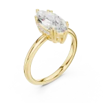Ethereal Marquise Silhouette Accent Ring
