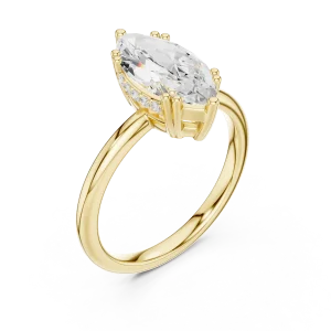 Ethereal Marquise Silhouette Accent Ring