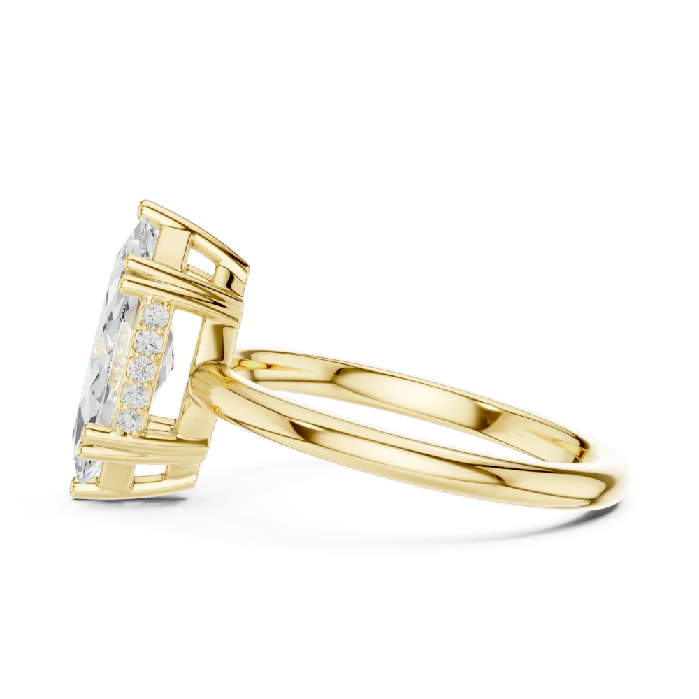 Ethereal Marquise Silhouette Accent Ring - Image 4
