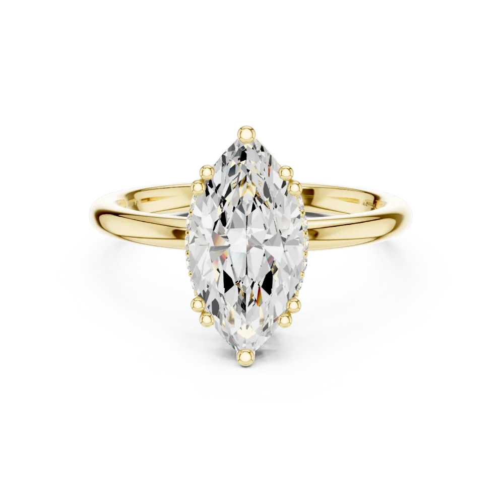 Ethereal Marquise Silhouette Accent Ring - Image 2