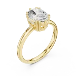 Essence Oval Cut Hidden Halo Brilliant Ring