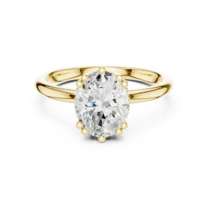 Essence Oval Cut Hidden Halo Brilliant Ring - Image 2