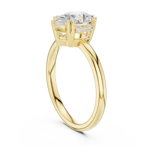 Ethereal Pear Cut Brilliant-Accent Engagement Ring - Image 3