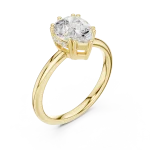 Ethereal Pear Cut Brilliant-Accent Engagement Ring