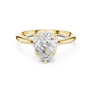 Ethereal Pear Cut Brilliant-Accent Engagement Ring - Image 2