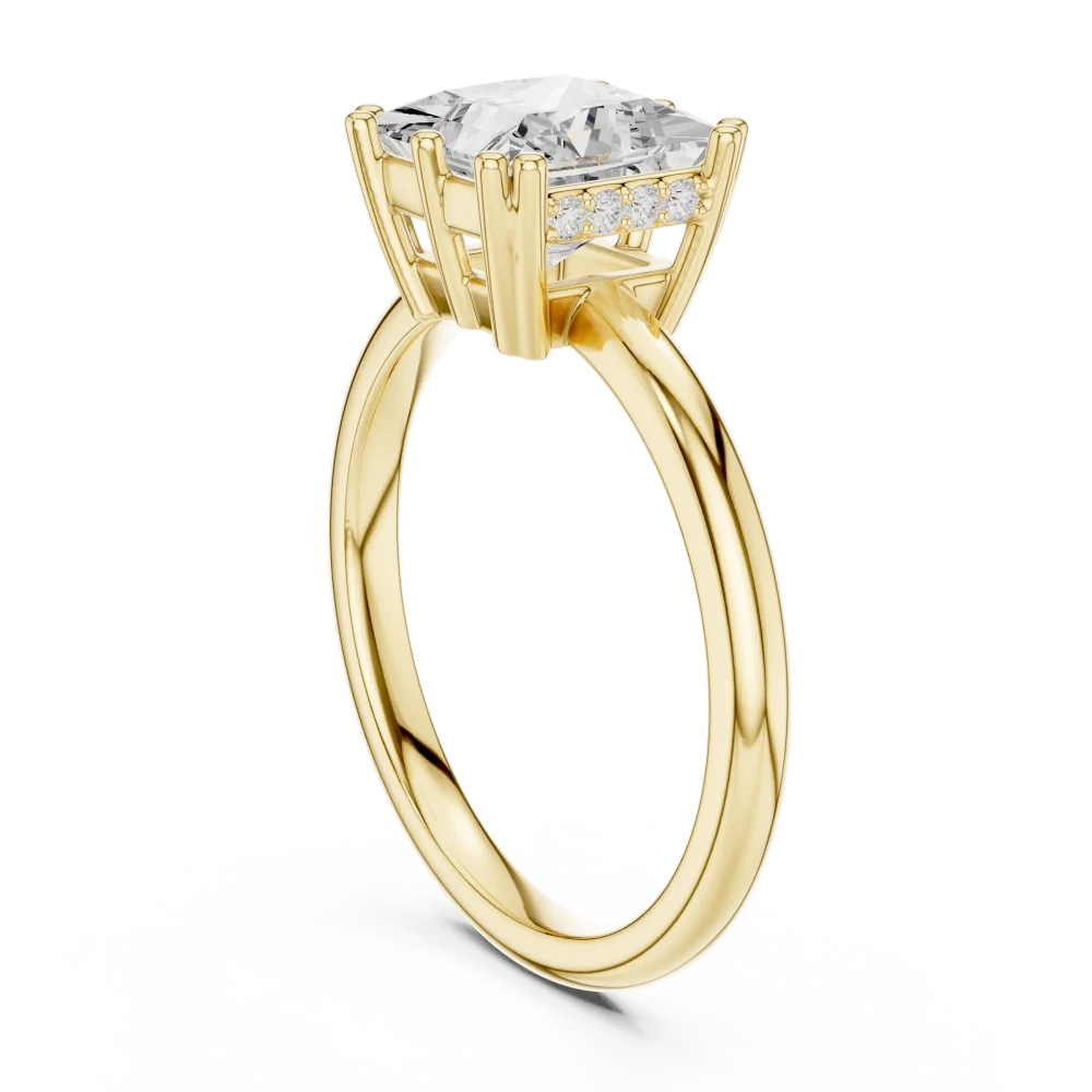 Essence Princess Cut Geometric Accent Ring - Image 3