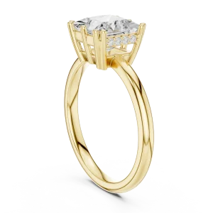 Essence Princess Cut Geometric Accent Ring - Image 3