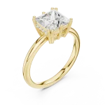 Essence Princess Cut Geometric Accent Ring