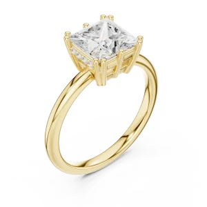 Essence Princess Cut Geometric Accent Ring