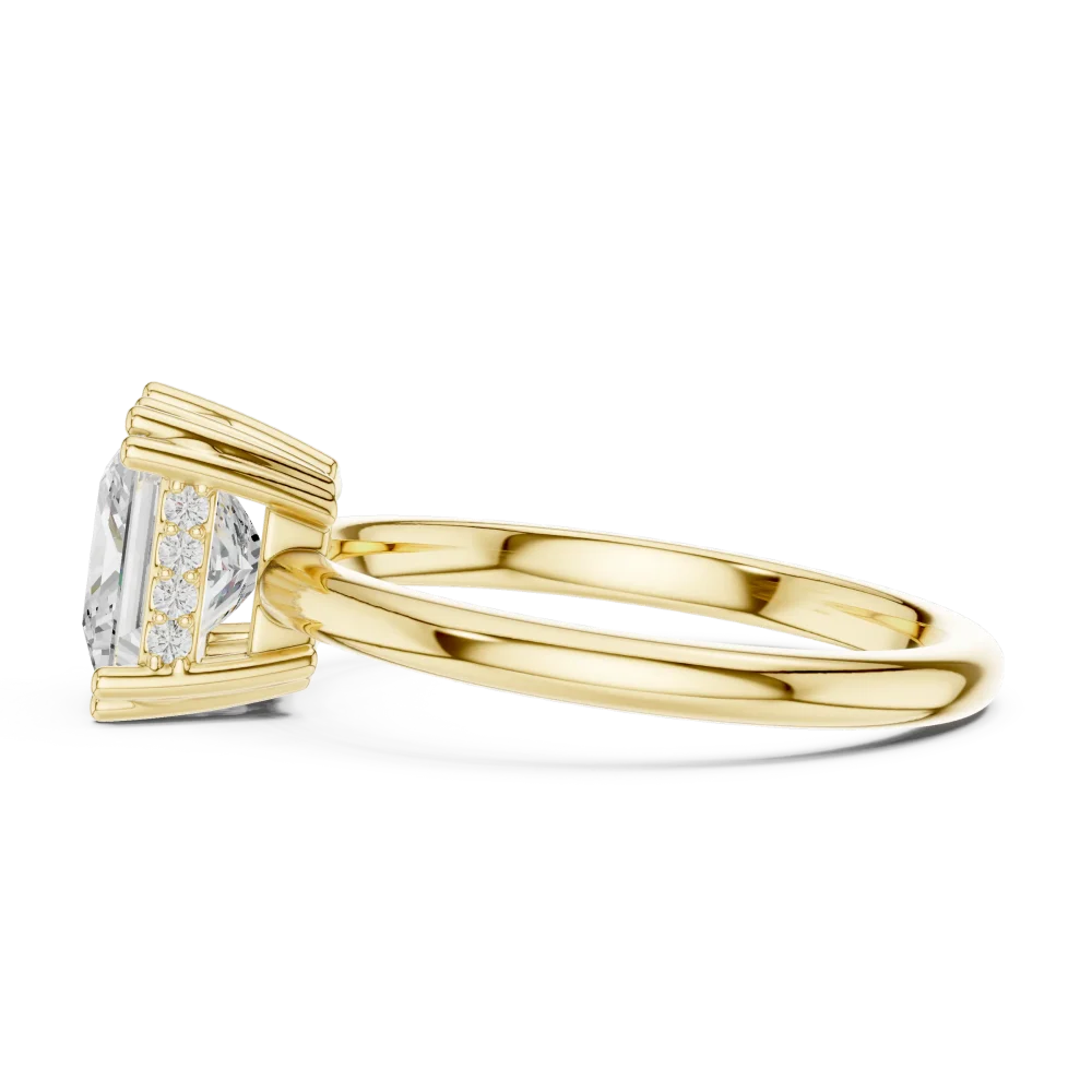 Essence Princess Cut Geometric Accent Ring - Image 4