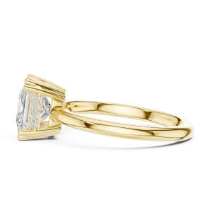 Essence Princess Cut Geometric Accent Ring - Image 4