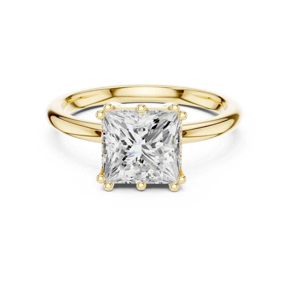 Essence Princess Cut Geometric Accent Ring - Image 2