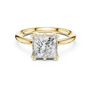 Essence Princess Cut Geometric Accent Ring - Image 2