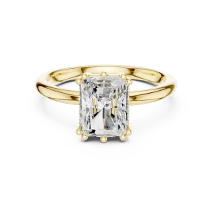 Radiant Luminary Architectural Radiant-Cut Accent Ring - Image 2