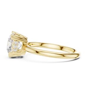 Ethereal Round Brilliant Cut Solitaire Engagement Ring - Image 4