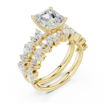 Ethereal Emerald Cut Solitaire Statement Ring