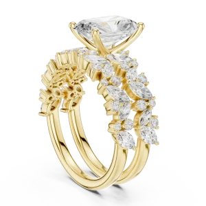 Ethereal Radiant Cut Solitaire Statement Ring - Image 3