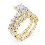 Ethereal Radiant Cut Solitaire Statement Ring